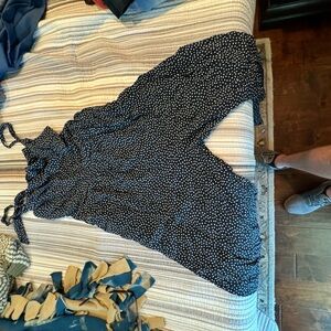 Black polka dot jumper lightly used